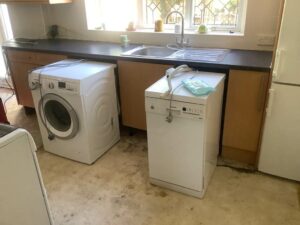 Removal of appliances.